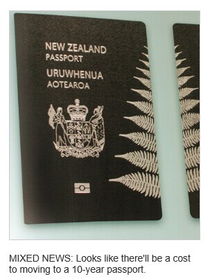 NZ护照有效期延长有望 但…换发费也可能跟着